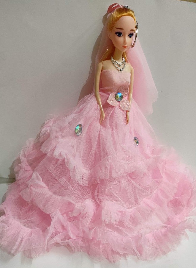 PS SHEVIN® % Big Size Doll in a Long Gown with Beautiful Design Cut Doll Set for Girls Baby Doll Outfit Doll Set for Girls Toys for Kids Girl's_P87